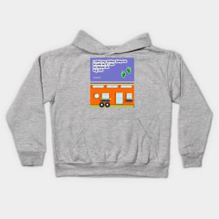 Tiny HJouse Orange Kids Hoodie